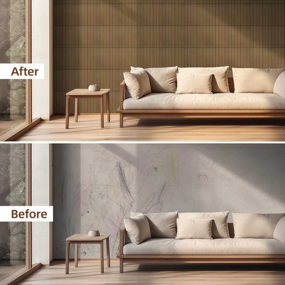 10 Peças Adesivo de Parede 3D  - Pvc Panel Background avaliação e preço